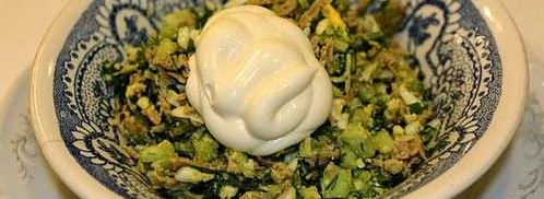 окрошка с мясом. Шаг 23