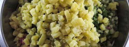 окрошка с редиской. Шаг 12