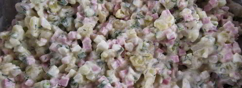 окрошка с редиской. Шаг 15