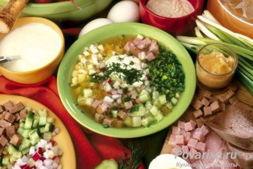 Рецепт окрошка сборная мясная