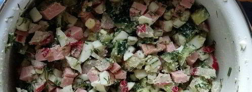 окрошка южная. Шаг 14