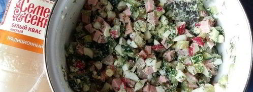 окрошка южная. Шаг 15