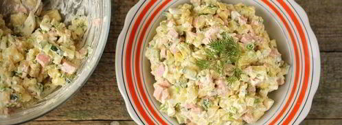 салат окрошка. Шаг 6