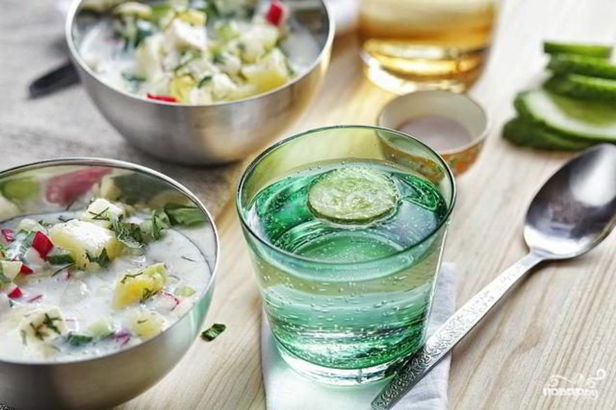 Рецепт вегетарианская окрошка