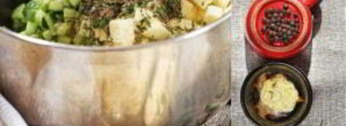 вегетарианская окрошка. Шаг 4