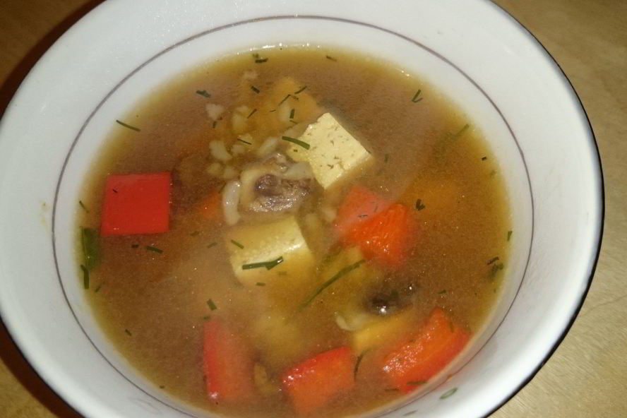 Рецепт острый японский суп с тофу