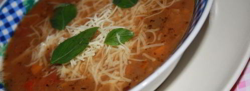 итальянский овощной суп минестроне. Шаг 14