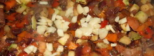 итальянский овощной суп минестроне. Шаг 9