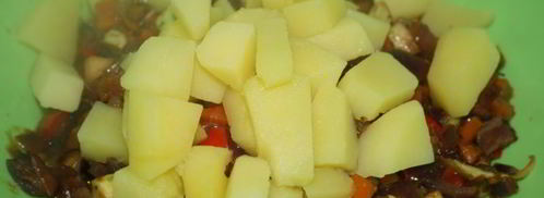 итальянский овощной суп минестроне. Шаг 10