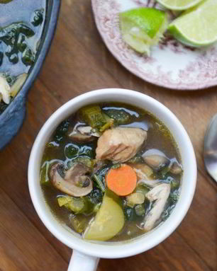 Куриный суп с овощами