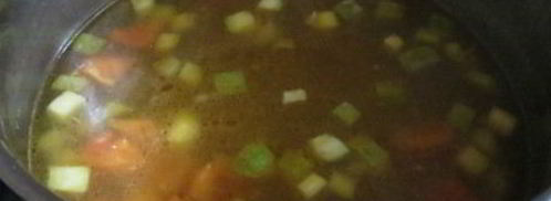 легкий овощной суп. Шаг 12