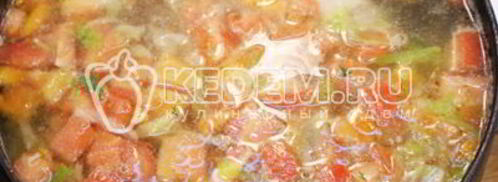 овощной суп с курицей. Шаг 7