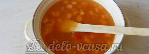 овощной суп с рисом. Шаг 6