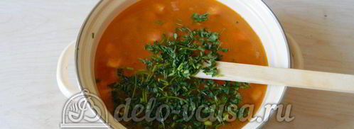 овощной суп с рисом. Шаг 7