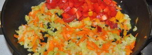 овощной суп с сырными клецками-шариками. Шаг 5