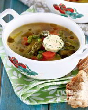 Суп овощной вегетарианский