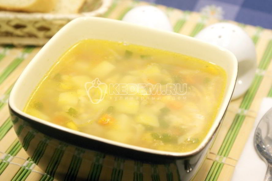 Рецепт суп с фрикадельками и овощами