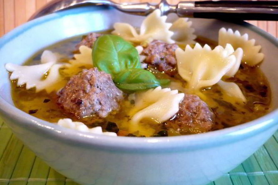 Рецепт суп с овощами и фрикадельками