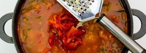 постный суп с нутом и овощами. Шаг 8