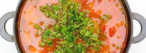 постный суп с нутом и овощами. Шаг 9