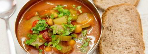 постный суп с нутом и овощами. Шаг 11