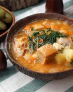 Рассольник с фасолью