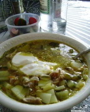 Рассольник с курицей