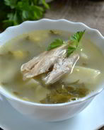 Щавелевый суп с яйцом