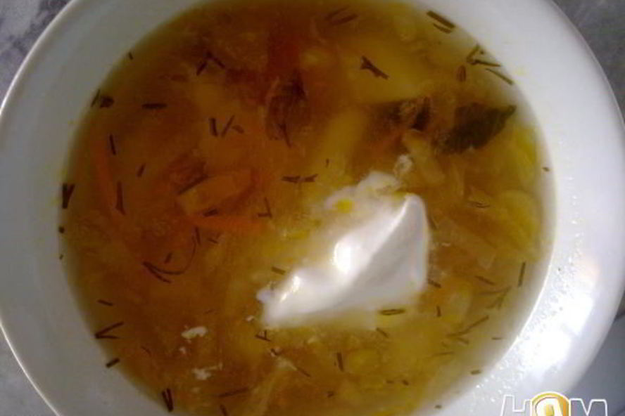 Рецепт кислые щи с говяжьем сердцем