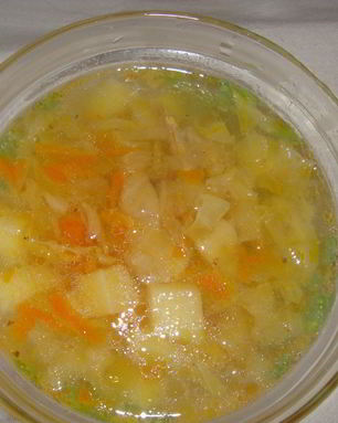 Кислые щи с курицей