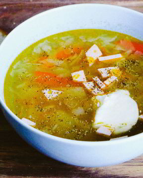 Летние щи из свежей капусты