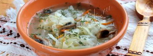 постные щи с грибами. Шаг 8