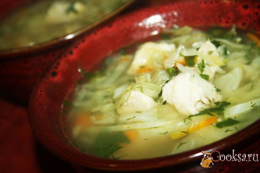 Рецепт простые щи со свининой и свежей капустой