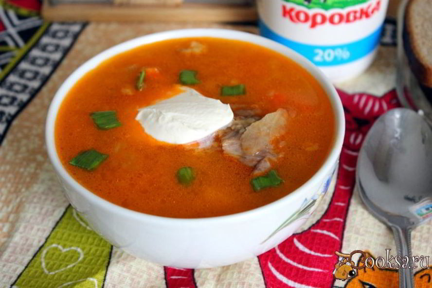 Рецепт щи из квашенной капусты с болгарским перцем