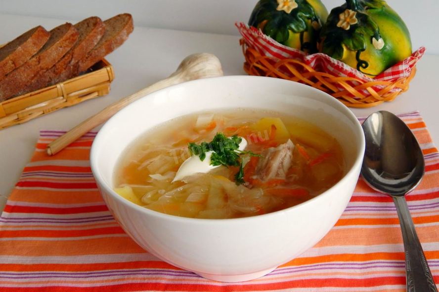 Рецепт щи из квашеной капусты в мультиварке