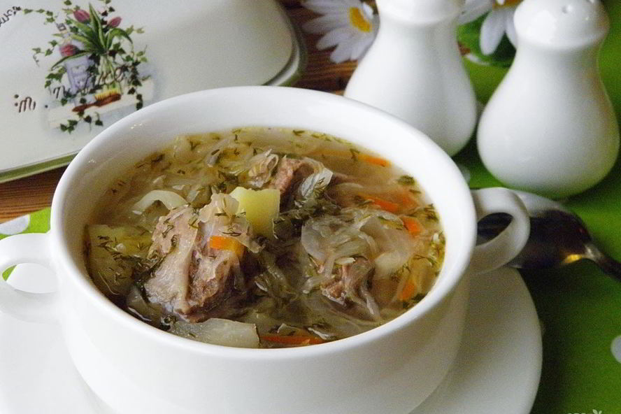 Рецепт щи из квашеной капусты