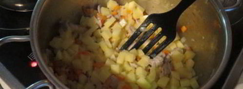 щи из пекинской капусты. Шаг 8