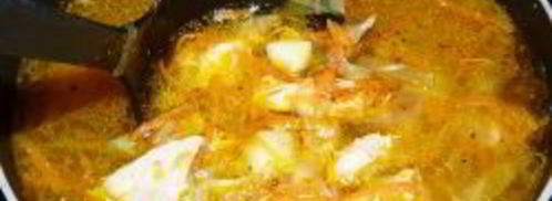 щи из свежей капусты на курином бульоне. Шаг 7