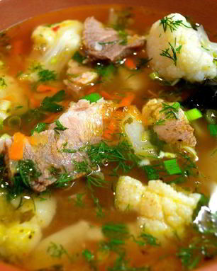 Щи из цветной капусты