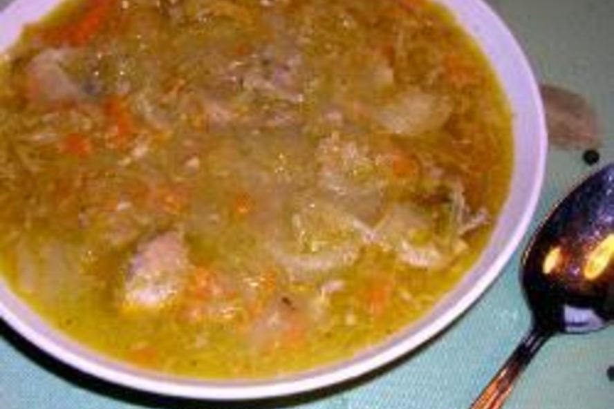 Рецепт щи на свиных ребрышках