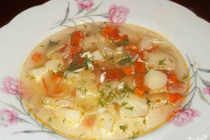 Рецепт щи на воде