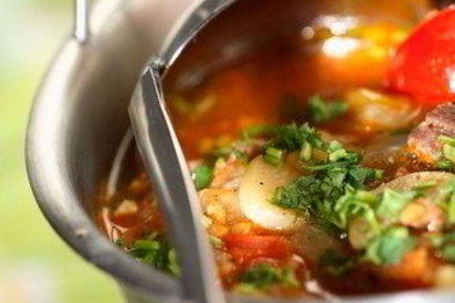 Рецепт щи рыбные с орехами