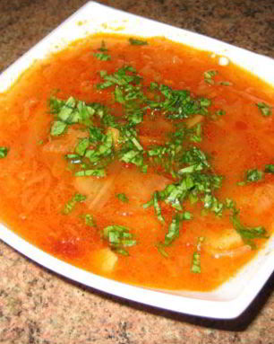 Щи с бараниной и шпиком Скандинавские