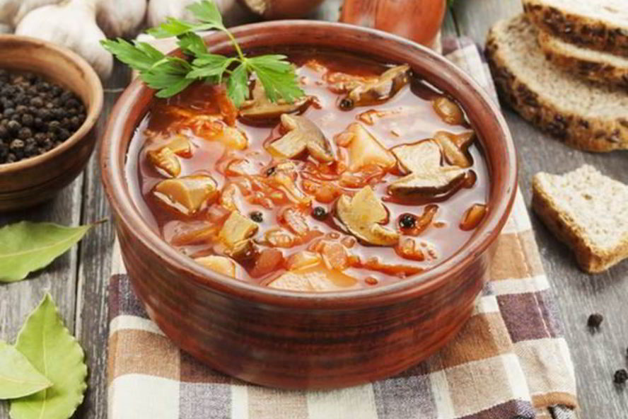 Рецепт щи с грибами по-монастырски