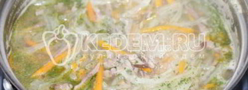 щи с капустой и языком. Шаг 5