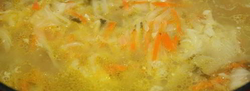 щи с квашеной капустой и молодым щавлем. Шаг 8