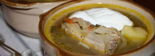 щи с квашеной капустой и молодым щавлем. Шаг 10