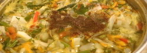 зеленые щи из капусты. Шаг 13