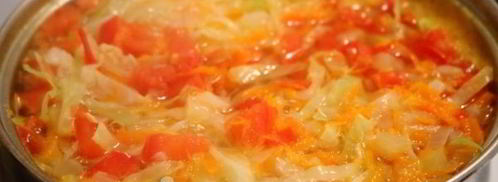 зеленые щи из капусты. Шаг 9