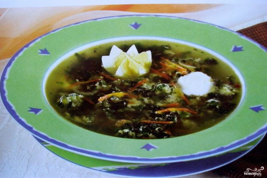 Рецепт зеленые щи в мультиварке